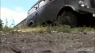 أربعة بالإصبع حافلة التايلاندية